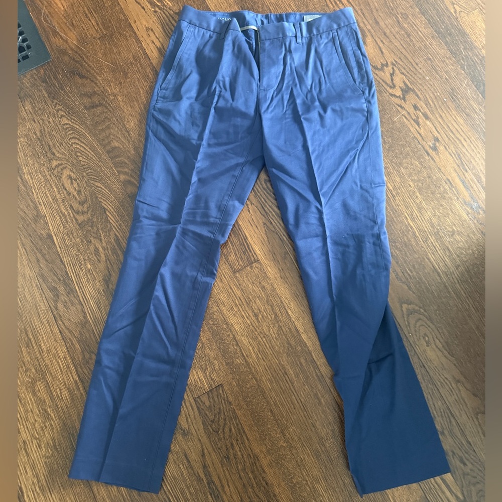 Bonobos Chinos Tailored Fit Color Blue 30x30